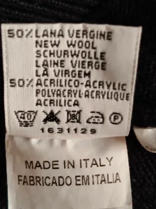 Jersey hombre rayas cuello cremallera.