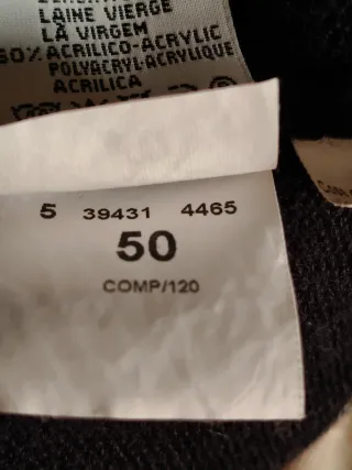 Jersey hombre rayas cuello cremallera.