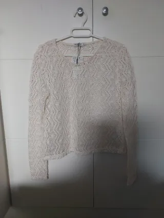 Blusa Stradivarius Talla S Blanco