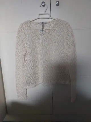 Blusa Stradivarius Talla S Blanco