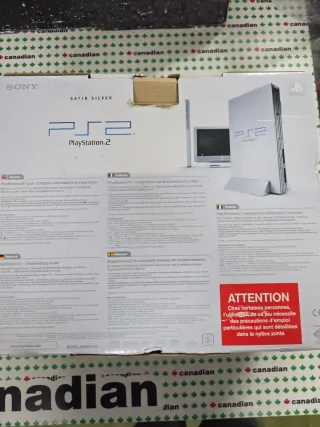 PlayStation 2 PS2 Satin Silver 500004SS