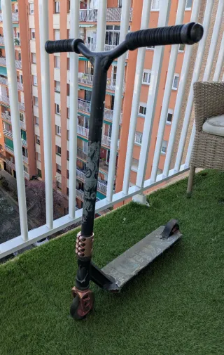 Patinete Oxelo Negro y Rosa