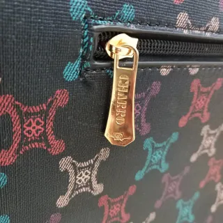 Borsa Charro Monogram Dettagli Marroni