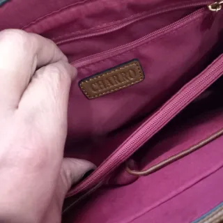 Borsa Charro Monogram Dettagli Marroni