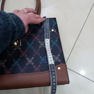 Borsa Charro Monogram Dettagli Marroni