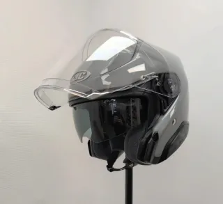 2 Casco HJC RPHA Jet Negro y gris