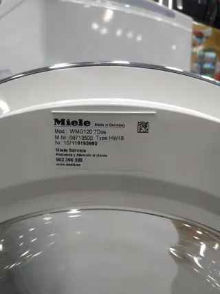 Lavadora Miele 1600rpm 9kg