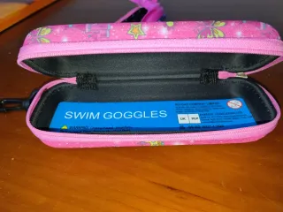 Gafas de natación infantiles con funda