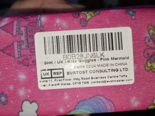 Gafas de natación infantiles con funda