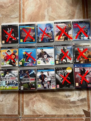 Lote Videojuegos PS3