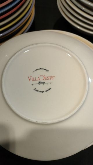 Vajilla Villa D'Este Gres Italiana