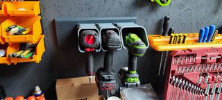 Soporte pared para taladro