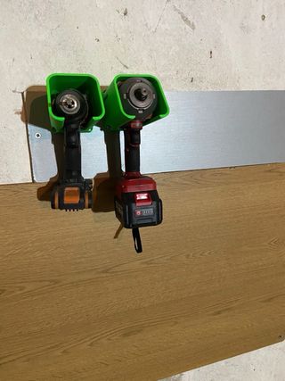 Soporte pared para taladro