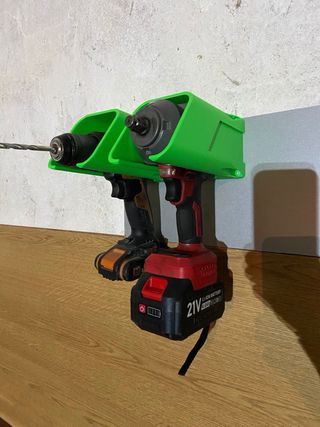 Soporte pared para taladro