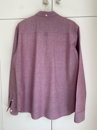 Camisa Loreak Mendian granate/frambuesa Talla XL
