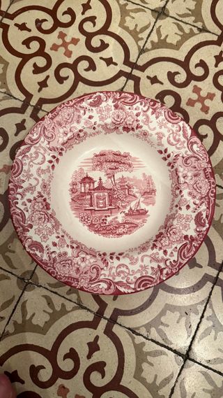 Antiguos platos Cartuja de Sevilla 202