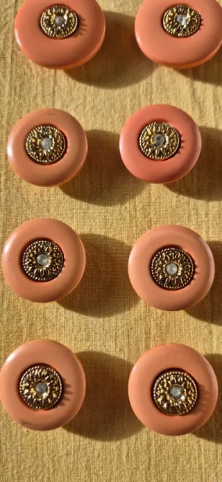 Lote de 20 botones joya decorativos