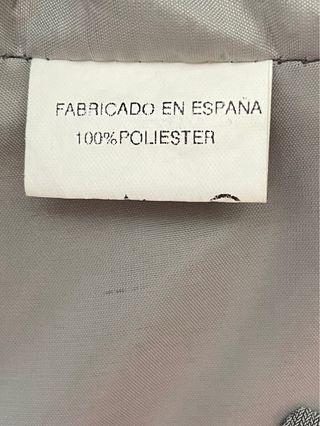 Vestido largo fiesta gris perla