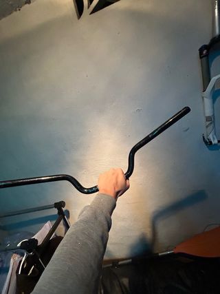 Manillar de moto negro