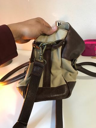 Bolso Piel La Martina Vintage Beige/Marrón