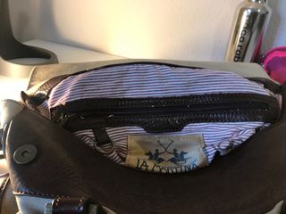 Bolso Piel La Martina Vintage Beige/Marrón