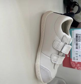 Zapatilla Garvalin Talla 20 Blanca