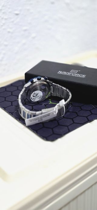 Reloj Naviforce Hombre Azul y Plateado