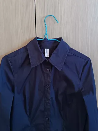 Camicia blu donna