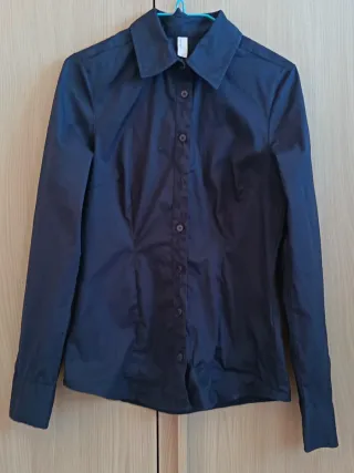 Camicia blu donna