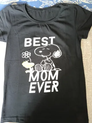 Camiseta Snoopy Best Mom Ever