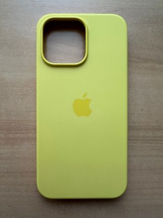 Apple iPhone 14 ProMax Canary Yellow Silicone Case