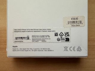 Apple iPhone 14 ProMax Canary Yellow Silicone Case