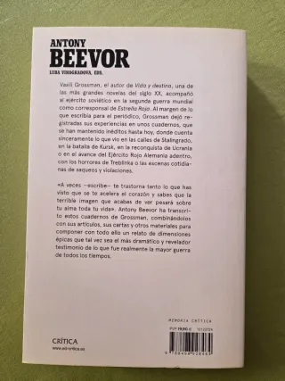 Un escritor en guerra. Antony Beevor.