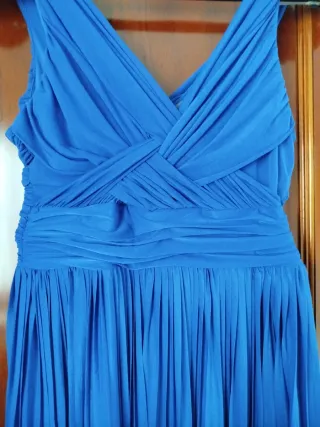 Vestido fiesta azul