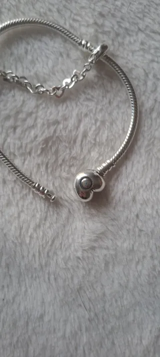 Pulsera Pandora Plata Corazón