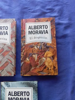 Lote 3 libros Alberto Moravia