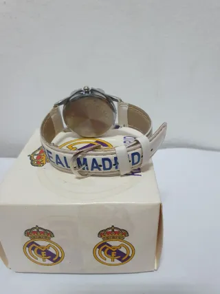 Reloj Real Madrid Blanco y Plateado