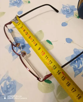 Occhiali da vista Luxottica montatura rossa