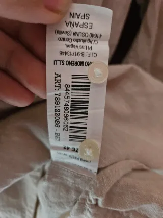 Camisa Álvaro Moreno Beige