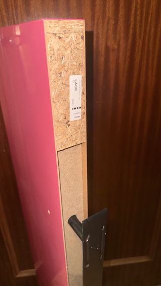 Scaffale LACK IKEA rosa