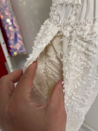 Conjunto cerimónia creme