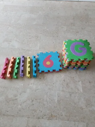 Suelo EVA Puzzle Números y Letras