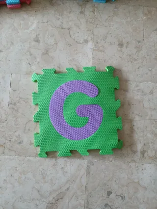 Suelo EVA Puzzle Números y Letras