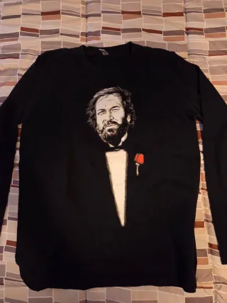 T shirt manica lunga bud spencer Pampling nuova S