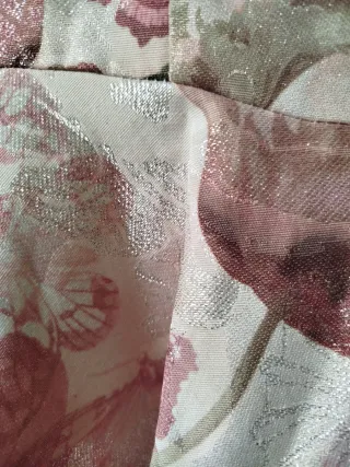 Vestido fiesta floral rosa