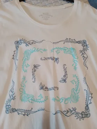 Camiseta Janina Algodón Estampada Talla 46