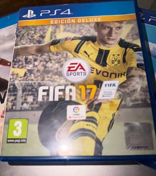 Lote 3 Juegos PS4: FIFA 17, FIFA 19, NBA Live
