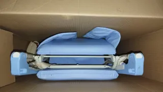 Silla de comer para bebé azul