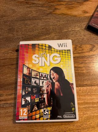 Videojuego Wii Let's Sing Karaoke