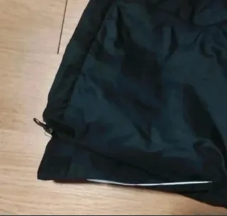 Pantalones de nieve negros con tirantes